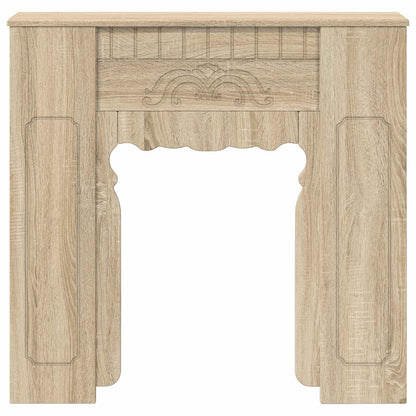 vidaXL Fireplace Surround Sonoma Oak 93 x 20 x 89 cm Engineered Wood