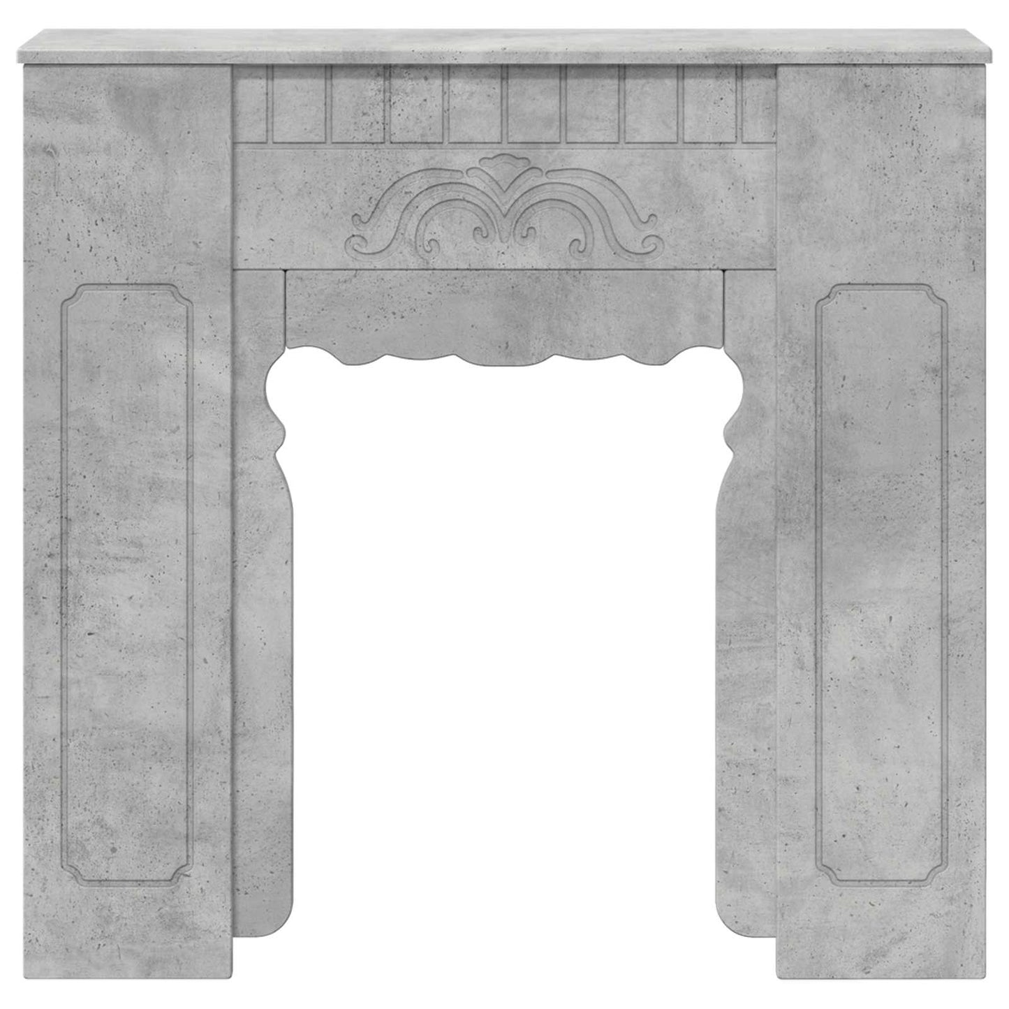 vidaXL Fireplace Surround Concrete Grey 93 x 20 x 89 cm
