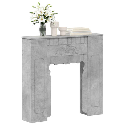 vidaXL Fireplace Surround Concrete Grey 93 x 20 x 89 cm