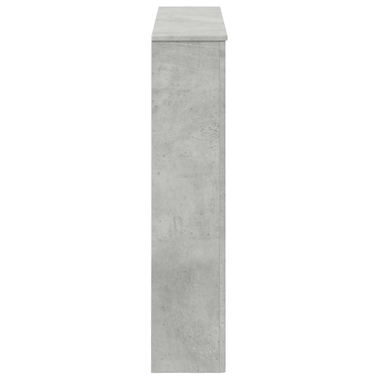 vidaXL Fireplace Surround Concrete Grey 93 x 20 x 89 cm