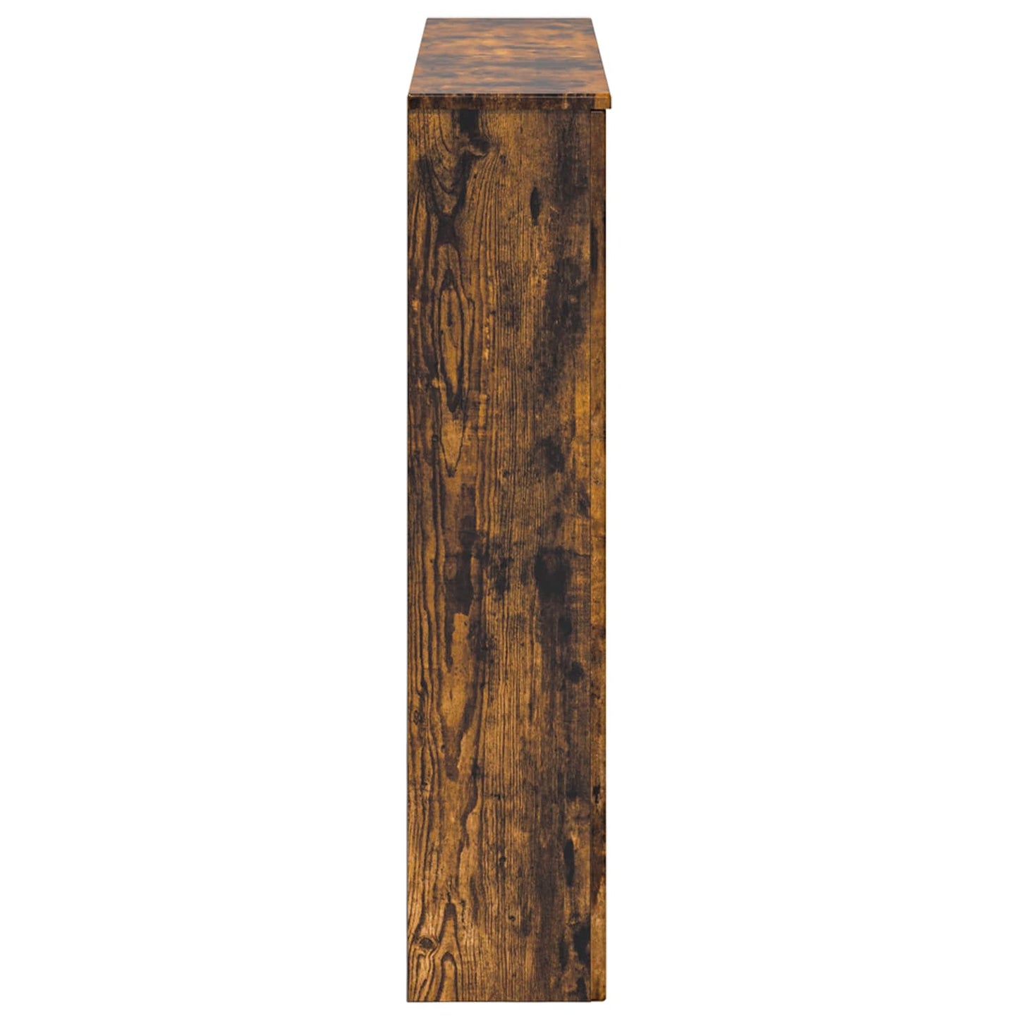 vidaXL Fireplace Surround Smoked Oak 93 x 20 x 89 cm Engineered Wood