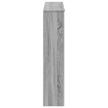 vidaXL Fireplace Surround Grey Sonoma 93 x 20 x 89 cm Engineered Wood