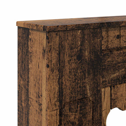 vidaXL Fireplace Surround Old Wood 93 x 20 x 89 cm Engineered Wood