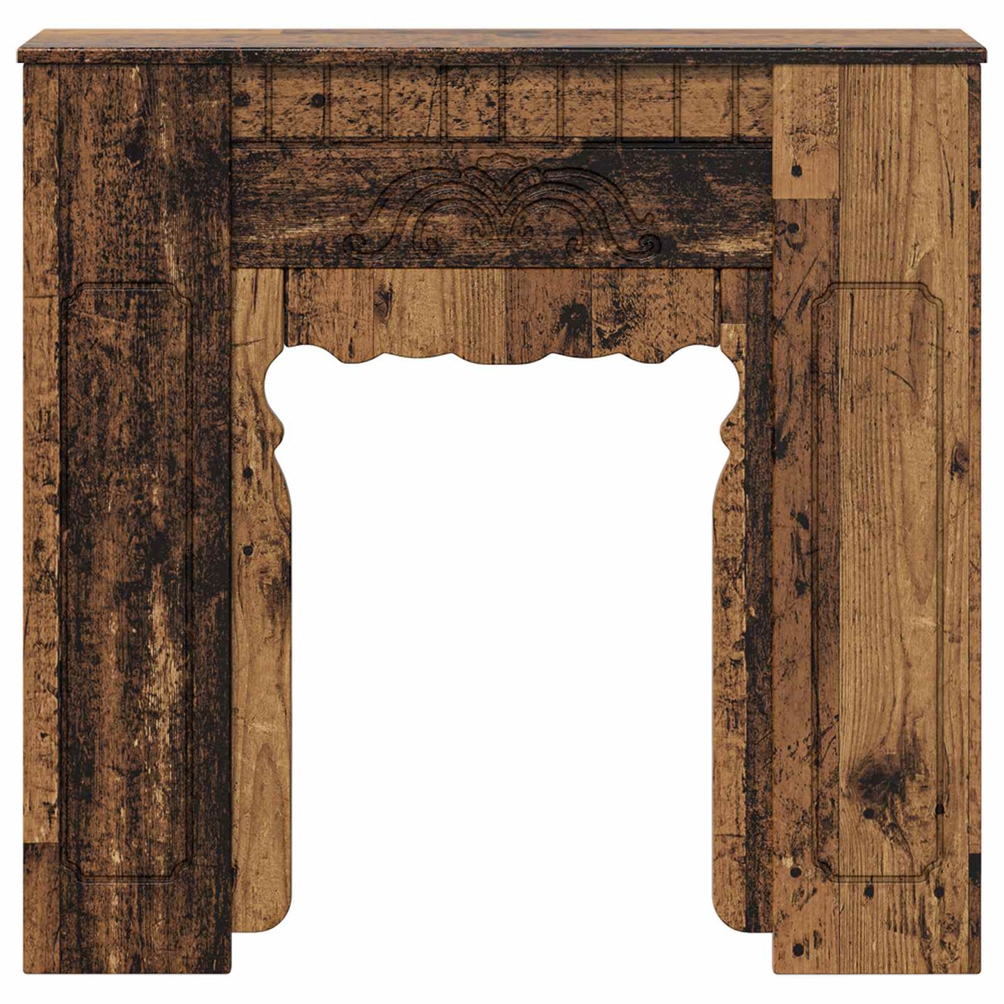 vidaXL Fireplace Surround Old Wood 93 x 20 x 89 cm Engineered Wood
