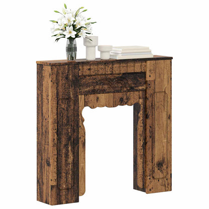 vidaXL Fireplace Surround Old Wood 93 x 20 x 89 cm Engineered Wood