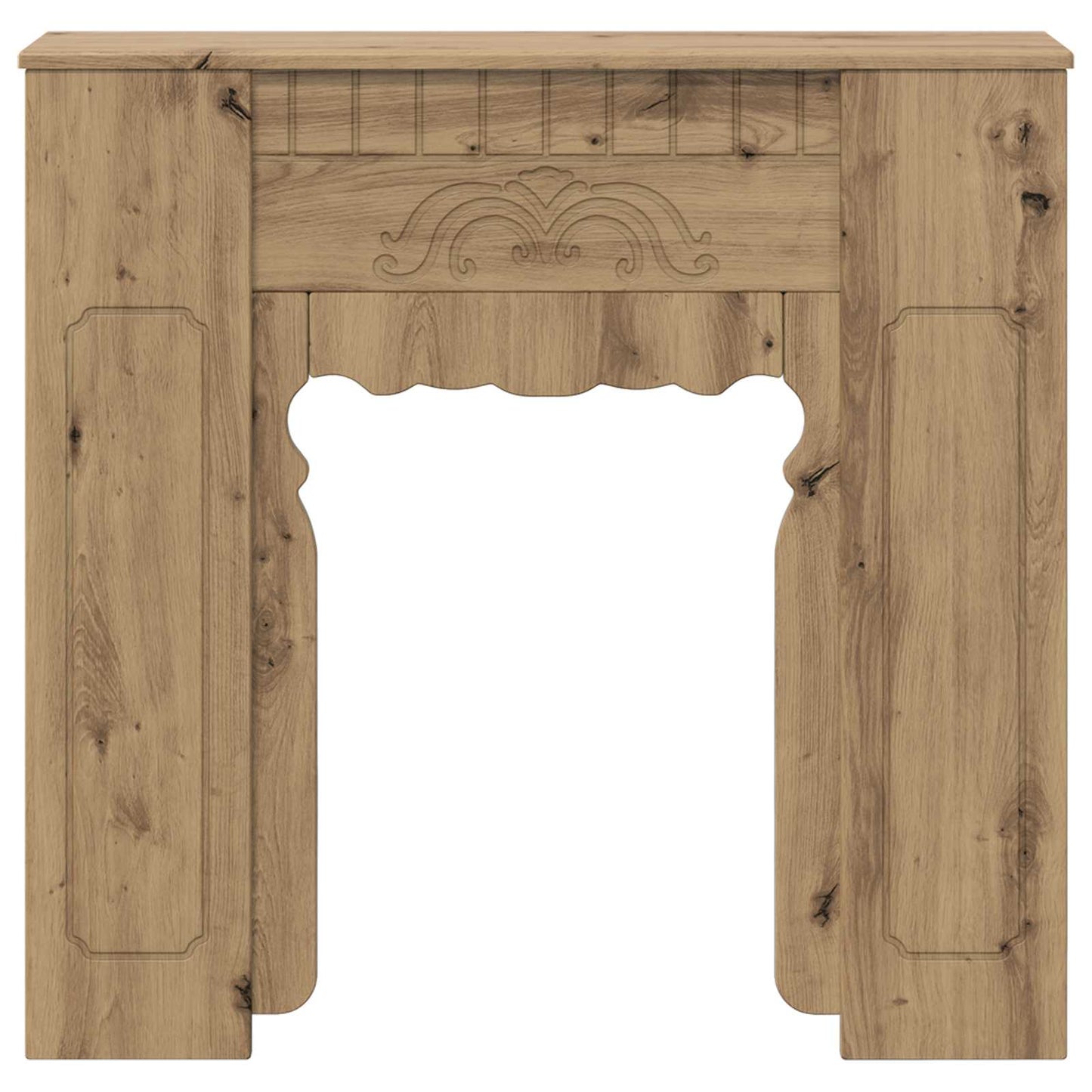 vidaXL Fireplace Surround Artisan Oak 93 x 20 x 89 cm Engineered Wood