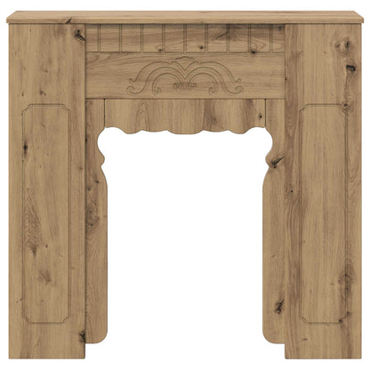 vidaXL Fireplace Surround Artisan Oak 93 x 20 x 89 cm Engineered Wood