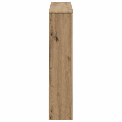 vidaXL Fireplace Surround Artisan Oak 93 x 20 x 89 cm Engineered Wood
