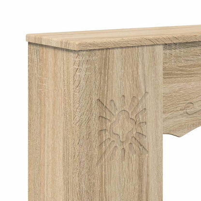 vidaXL Fireplace Surround Sonoma 102 x 20 x 102 cm Engineered Wood