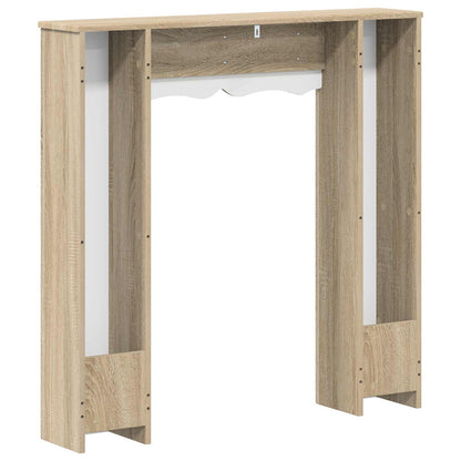 vidaXL Fireplace Surround Sonoma 102 x 20 x 102 cm Engineered Wood