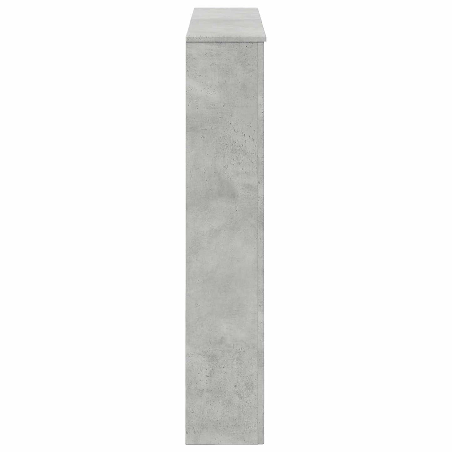 vidaXL Fireplace Surround Concrete Grey 102 x 20 x 102 cm