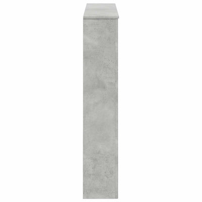 vidaXL Fireplace Surround Concrete Grey 102 x 20 x 102 cm