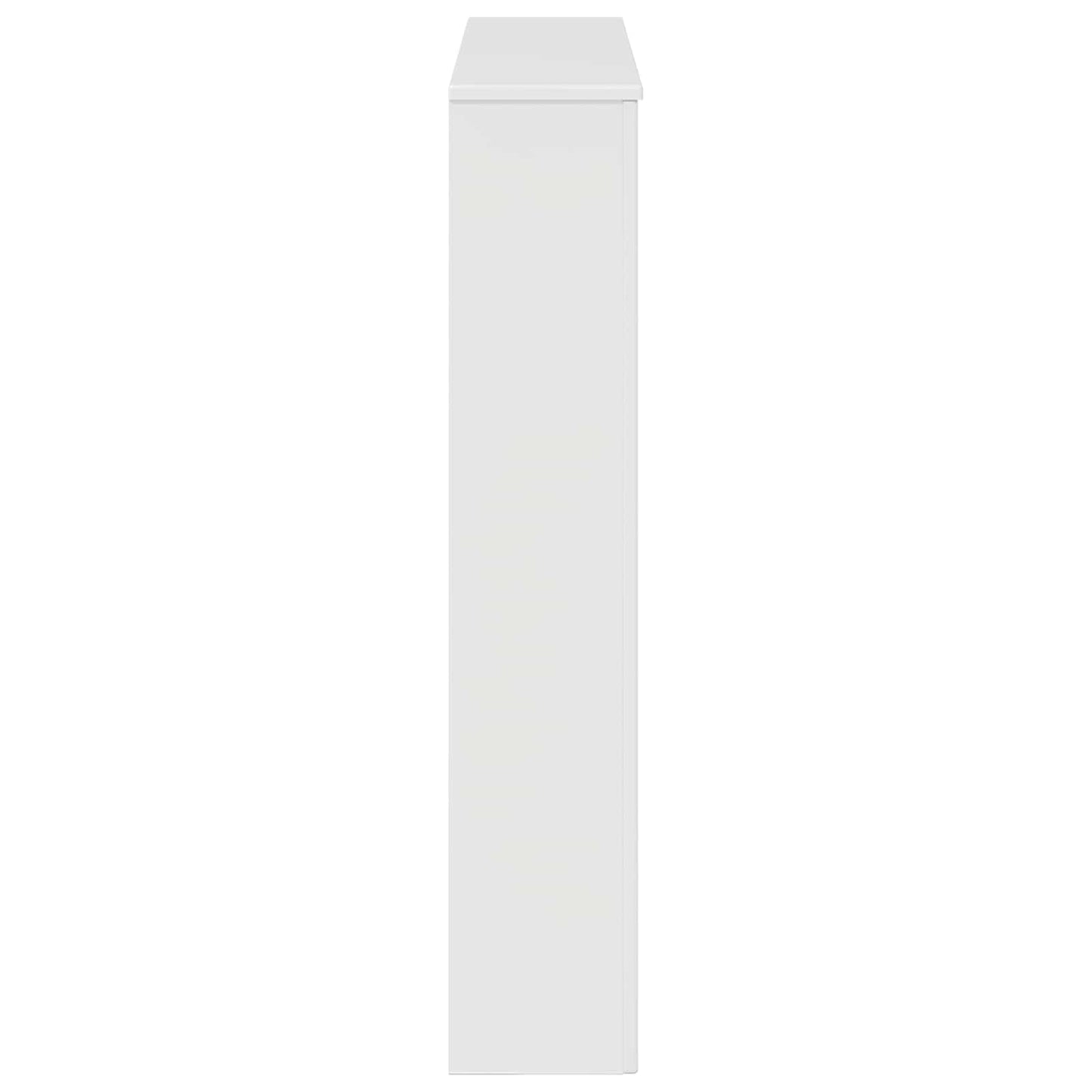 vidaXL Fireplace Surround Gloss White 102 x 20 x 102 cm