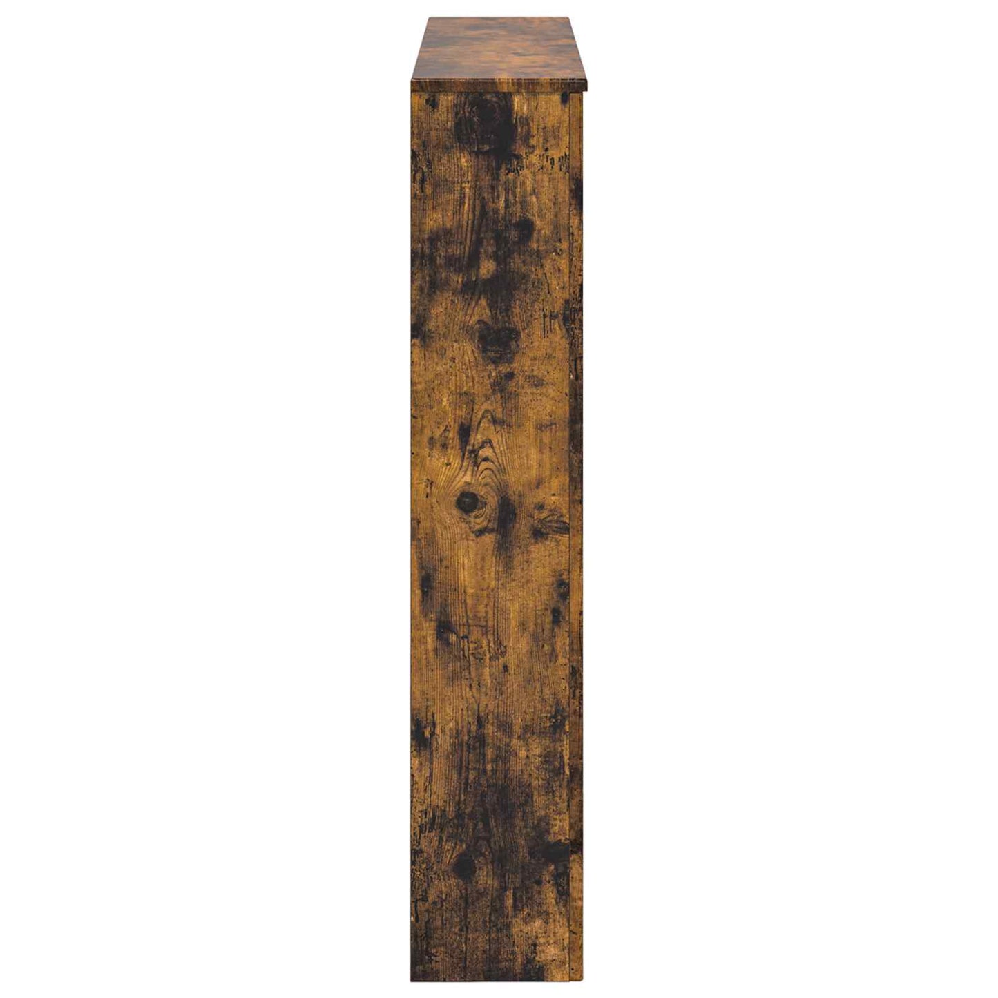 vidaXL Fireplace Surround Smoked Oak 102 x 20 x 102 cm Engineered Wood