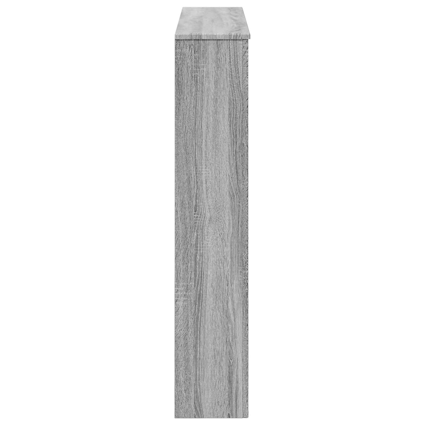 vidaXL Fireplace Surround Grey Sonoma 102 x 20 x 102 cm