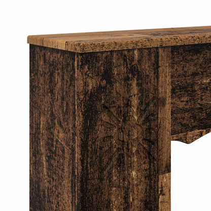 vidaXL Fireplace Surround Old Wood 102 x 20 x 102 cm Engineered Wood
