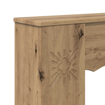 vidaXL Fireplace Surround Artisan Oak 102 x 20 x 102 cm