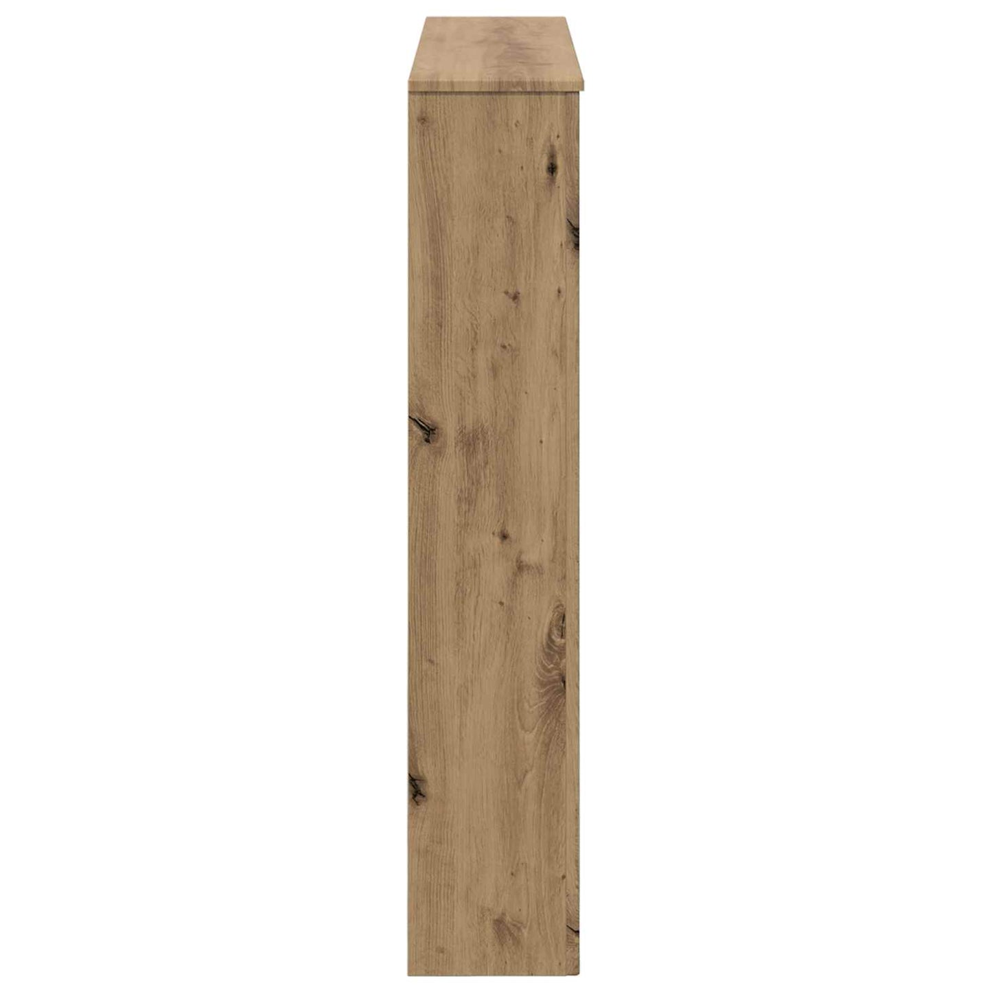 vidaXL Fireplace Surround Artisan Oak 102 x 20 x 102 cm