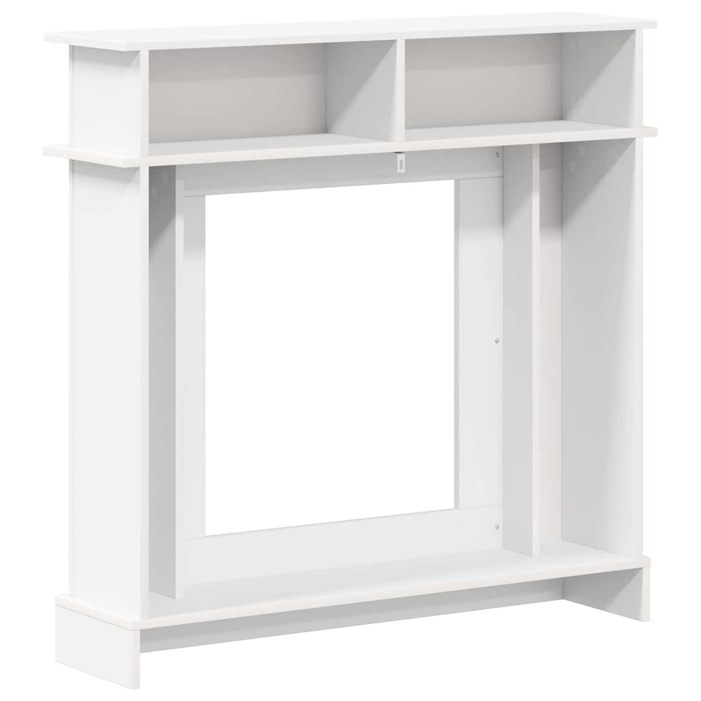 vidaXL Fireplace Surround White 102 x 26 x 100 cm Engineered Wood
