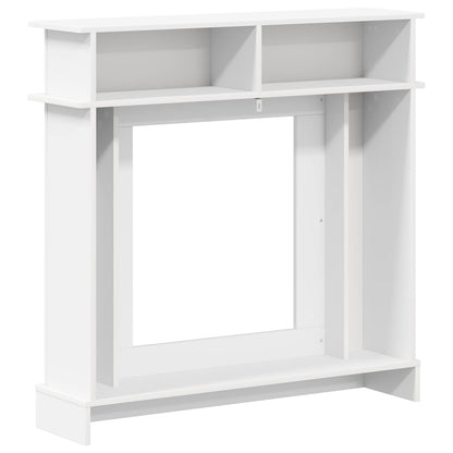 vidaXL Fireplace Surround White 102 x 26 x 100 cm Engineered Wood