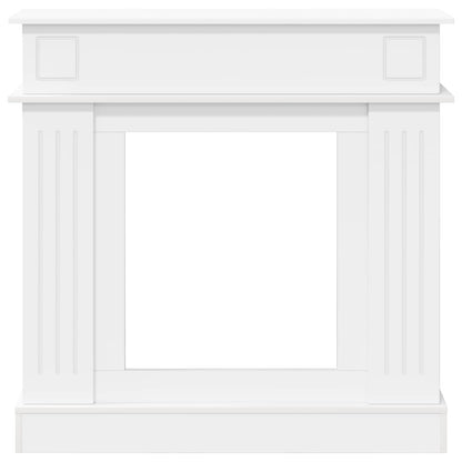 vidaXL Fireplace Surround White 102 x 26 x 100 cm Engineered Wood