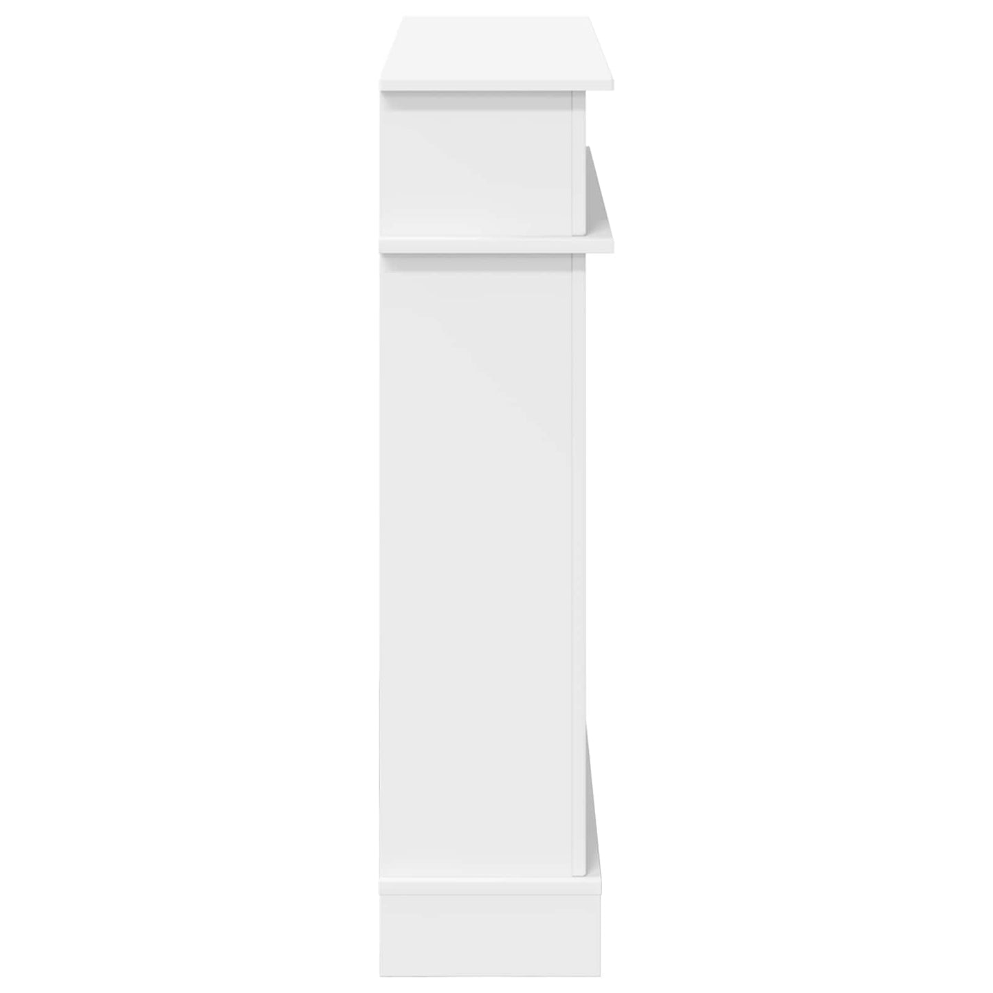 vidaXL Fireplace Surround White 102 x 26 x 100 cm Engineered Wood