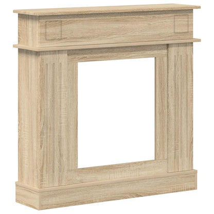 vidaXL Fireplace Surround Sonoma 102 x 26 x 100 cm Engineered Wood