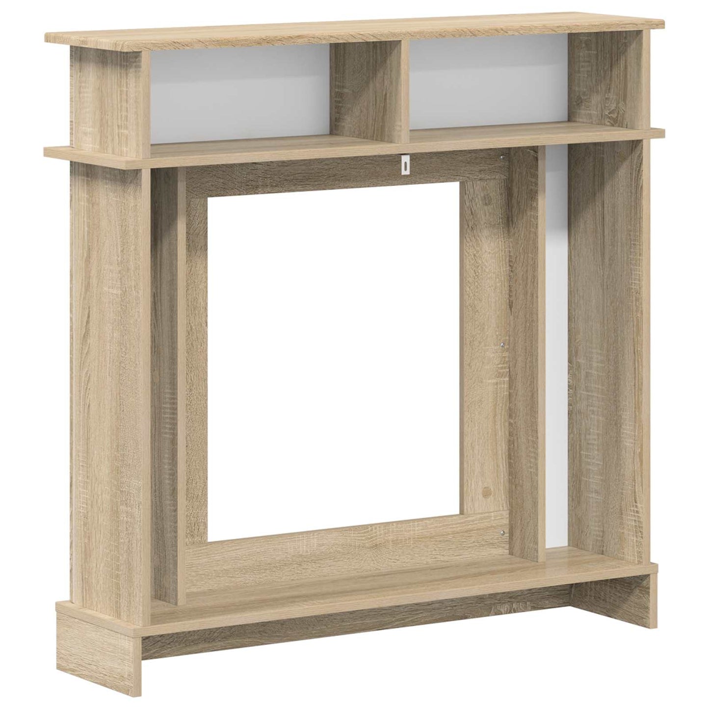 vidaXL Fireplace Surround Sonoma 102 x 26 x 100 cm Engineered Wood
