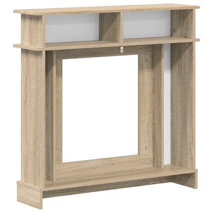 vidaXL Fireplace Surround Sonoma 102 x 26 x 100 cm Engineered Wood