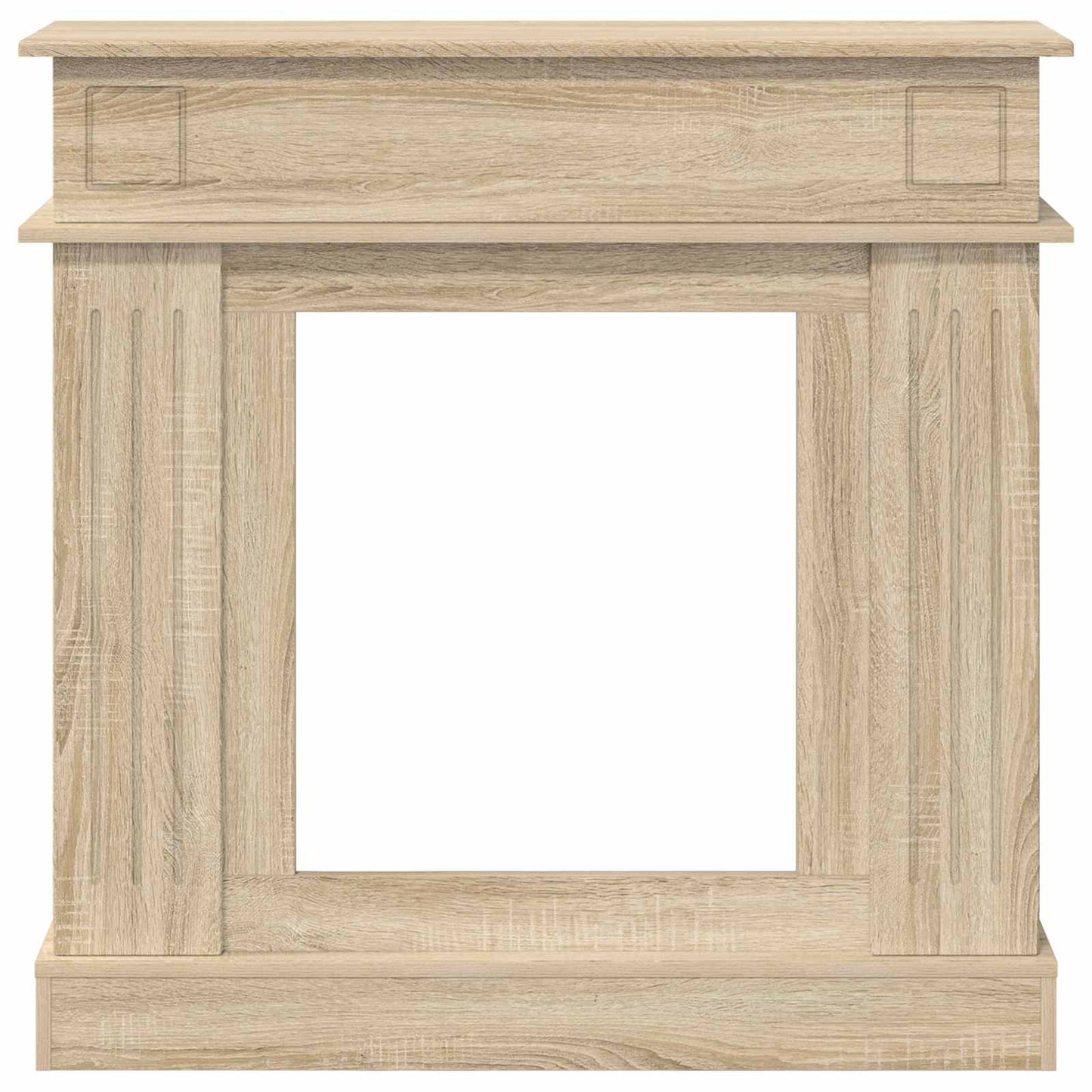 vidaXL Fireplace Surround Sonoma 102 x 26 x 100 cm Engineered Wood