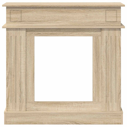 vidaXL Fireplace Surround Sonoma 102 x 26 x 100 cm Engineered Wood