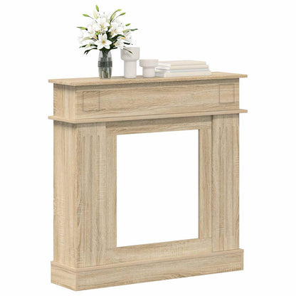 vidaXL Fireplace Surround Sonoma 102 x 26 x 100 cm Engineered Wood