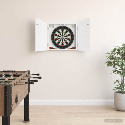 vidaXL Dartboard Cabinet White 56 x 12 x 63 cm Engineered Wood