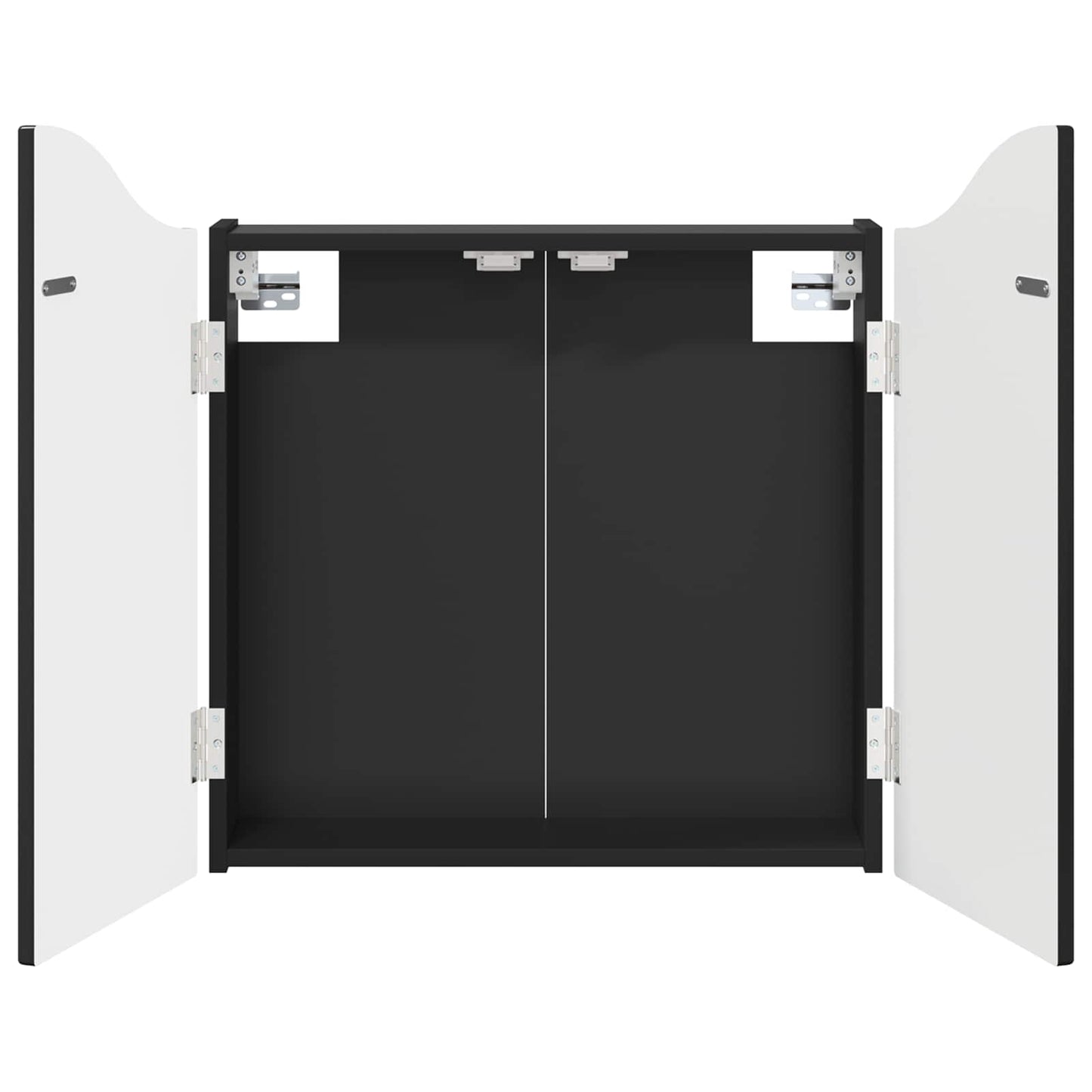 vidaXL Dartboard Cabinet Black 56 x 12 x 63 cm Engineered Wood