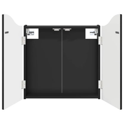 vidaXL Dartboard Cabinet Black 56 x 12 x 63 cm Engineered Wood