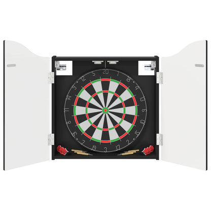 vidaXL Dartboard Cabinet Black 56 x 12 x 63 cm Engineered Wood