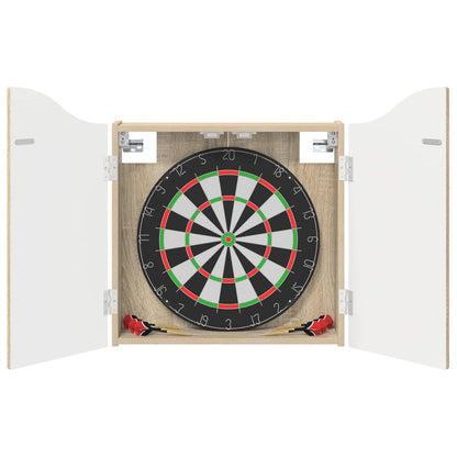 vidaXL Dartboard Cabinet Sonoma Oak 56 x 12 x 63 cm Engineered Wood