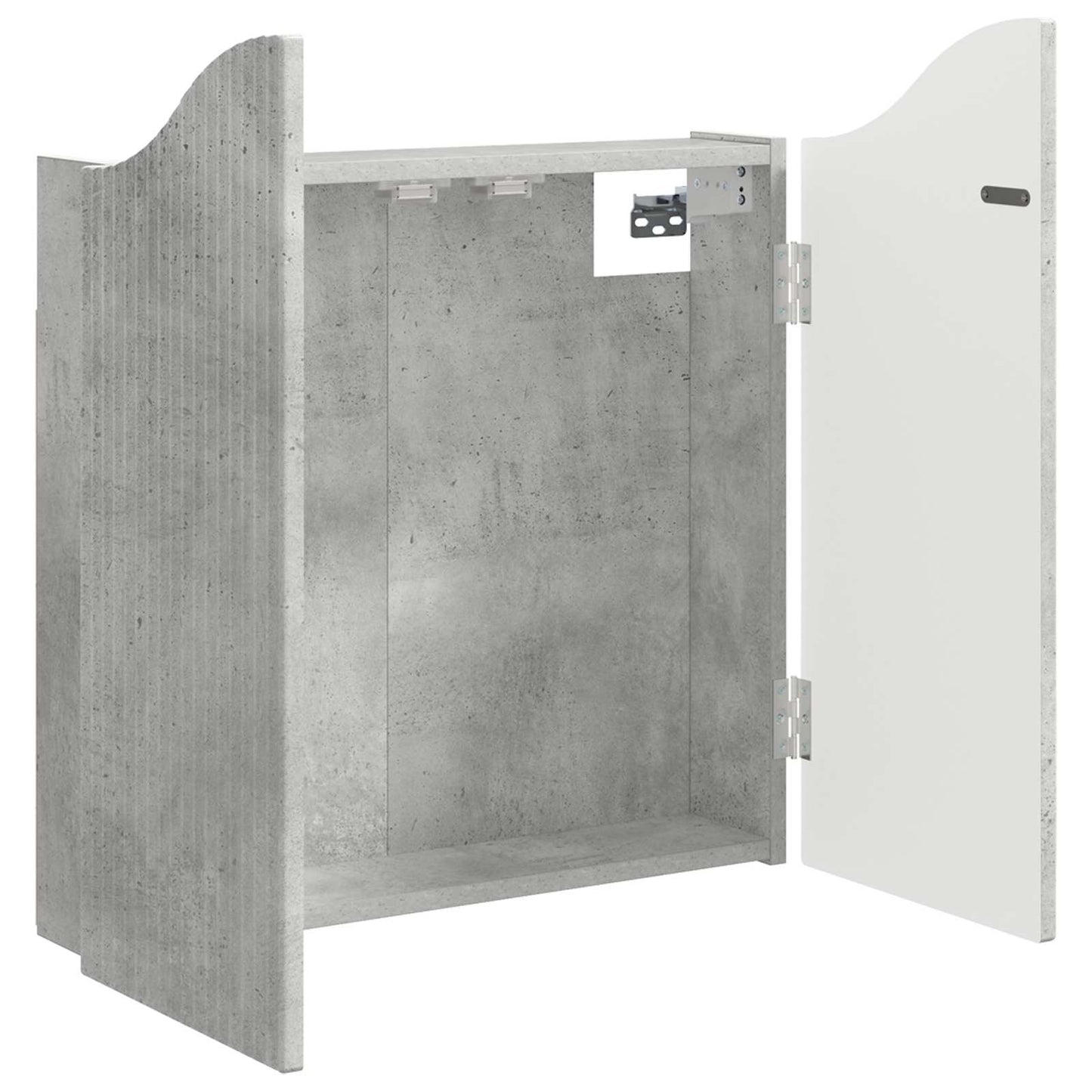 vidaXL Dartboard Cabinet Concrete Grey 56 x 12 x 63 cm Engineered Wood