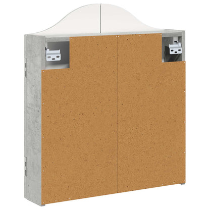 vidaXL Dartboard Cabinet Concrete Grey 56 x 12 x 63 cm Engineered Wood