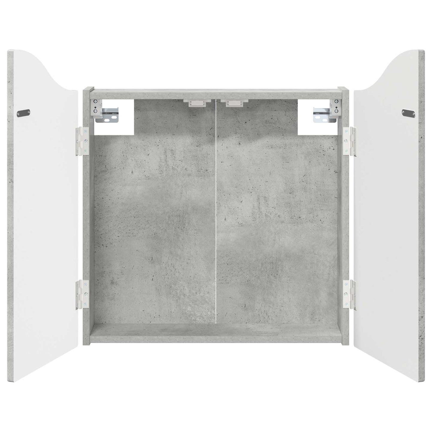 vidaXL Dartboard Cabinet Concrete Grey 56 x 12 x 63 cm Engineered Wood