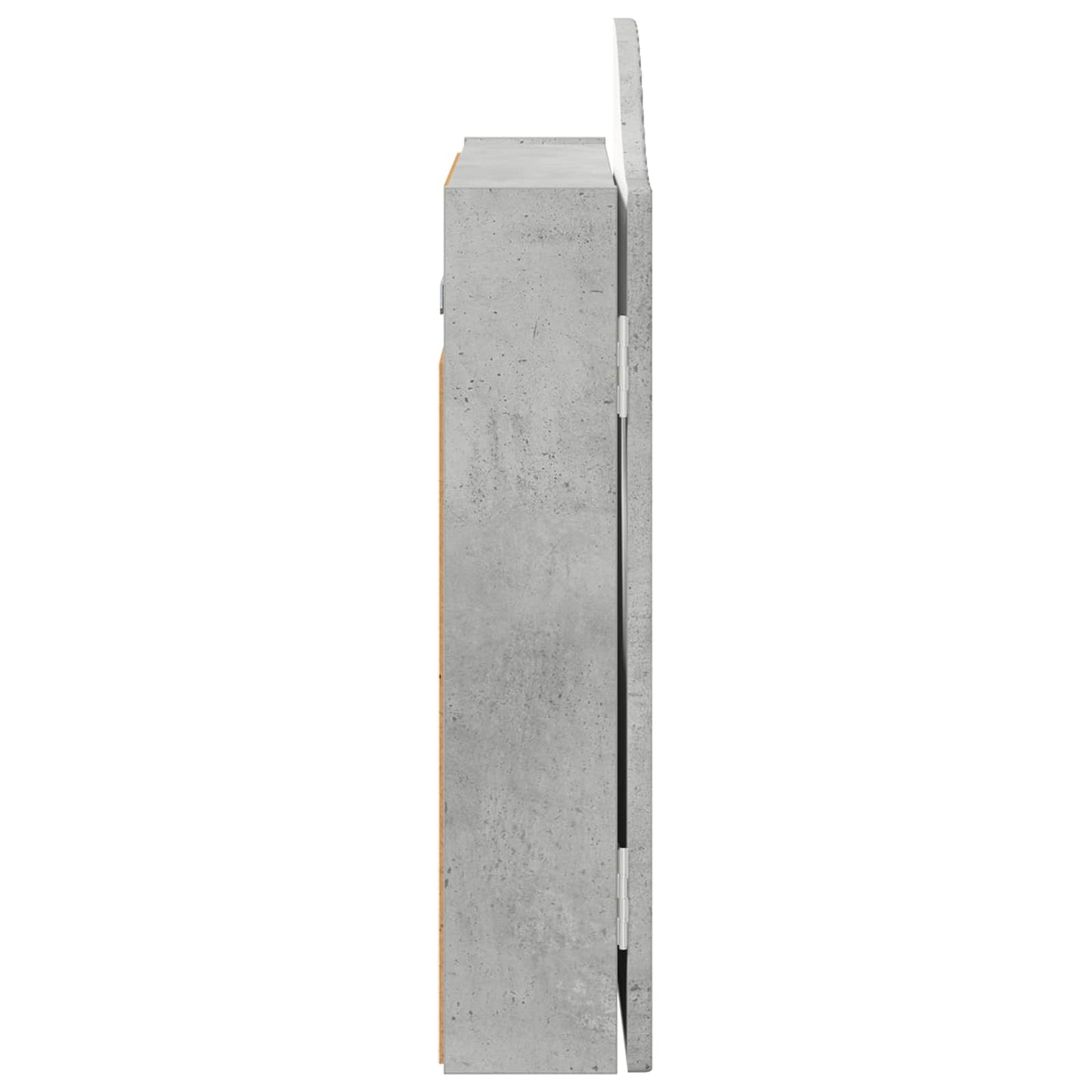 vidaXL Dartboard Cabinet Concrete Grey 56 x 12 x 63 cm Engineered Wood