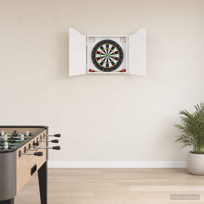 vidaXL Dartboard Cabinet High Gloss White 56 x 12 x 63 cm