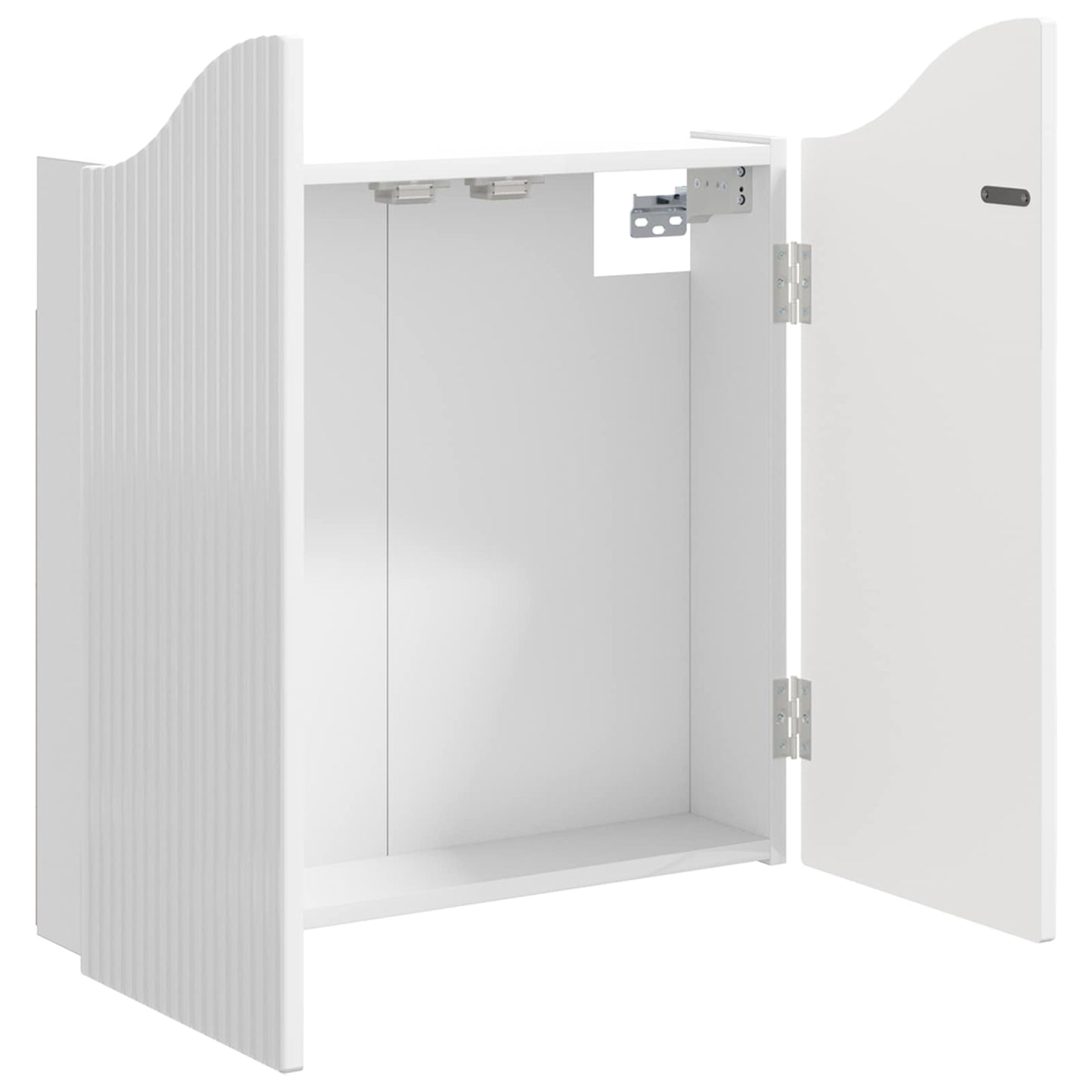vidaXL Dartboard Cabinet Gloss White 56 x 12 x 63 cm Engineered Wood