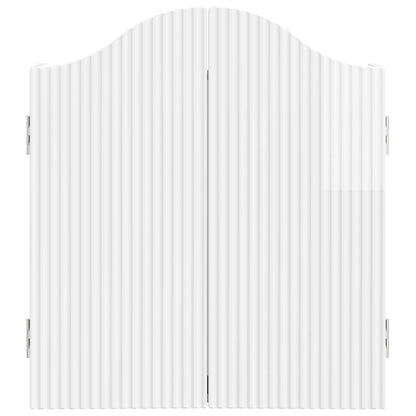 vidaXL Dartboard Cabinet Gloss White 56 x 12 x 63 cm Engineered Wood
