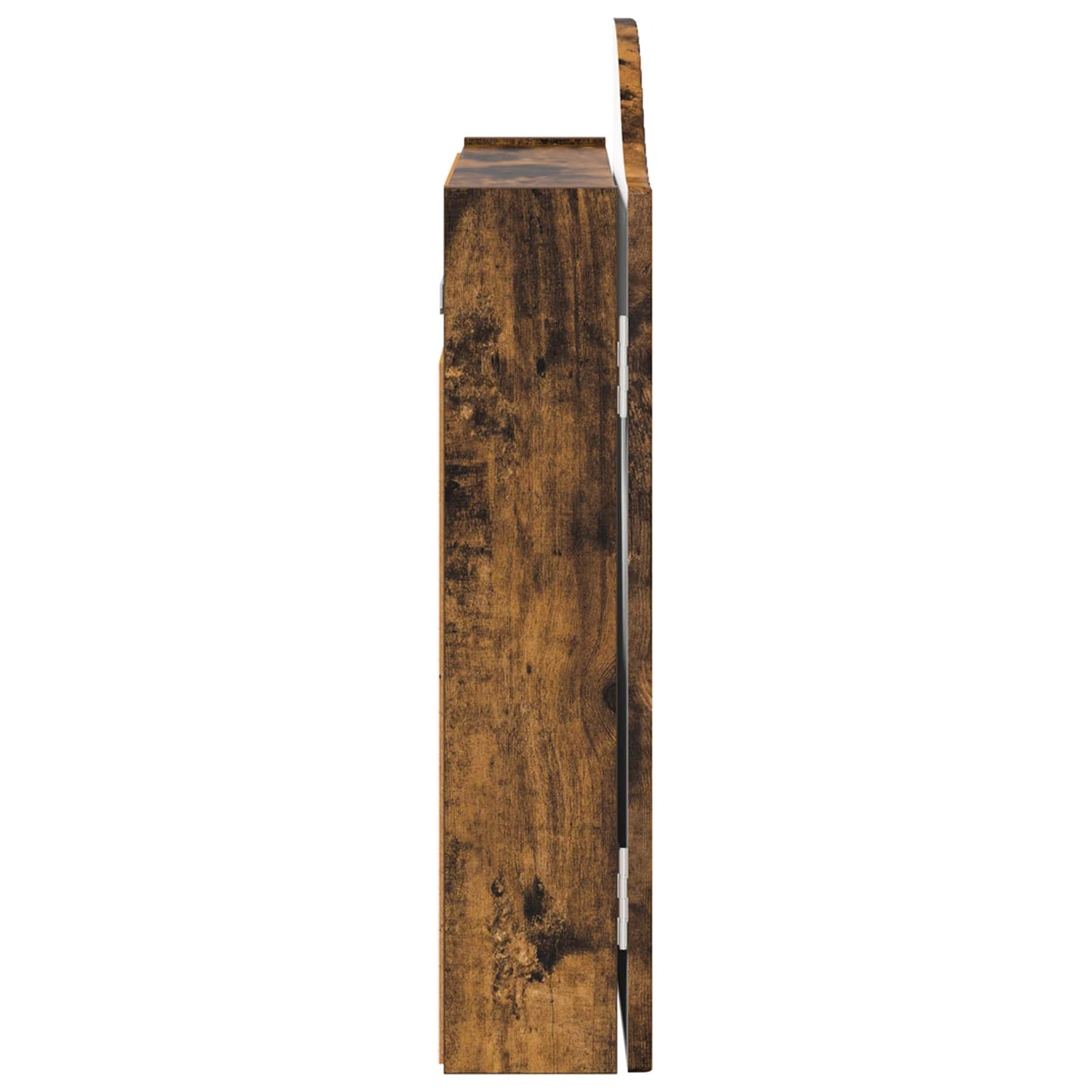 vidaXL Dartboard Cabinet Smoked Oak 56 x 12 x 63 cm Engineered Wood