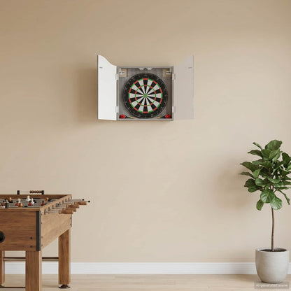 vidaXL Dartboard Cabinet Grey Sonoma 56 x 12 x 63 cm Engineered Wood
