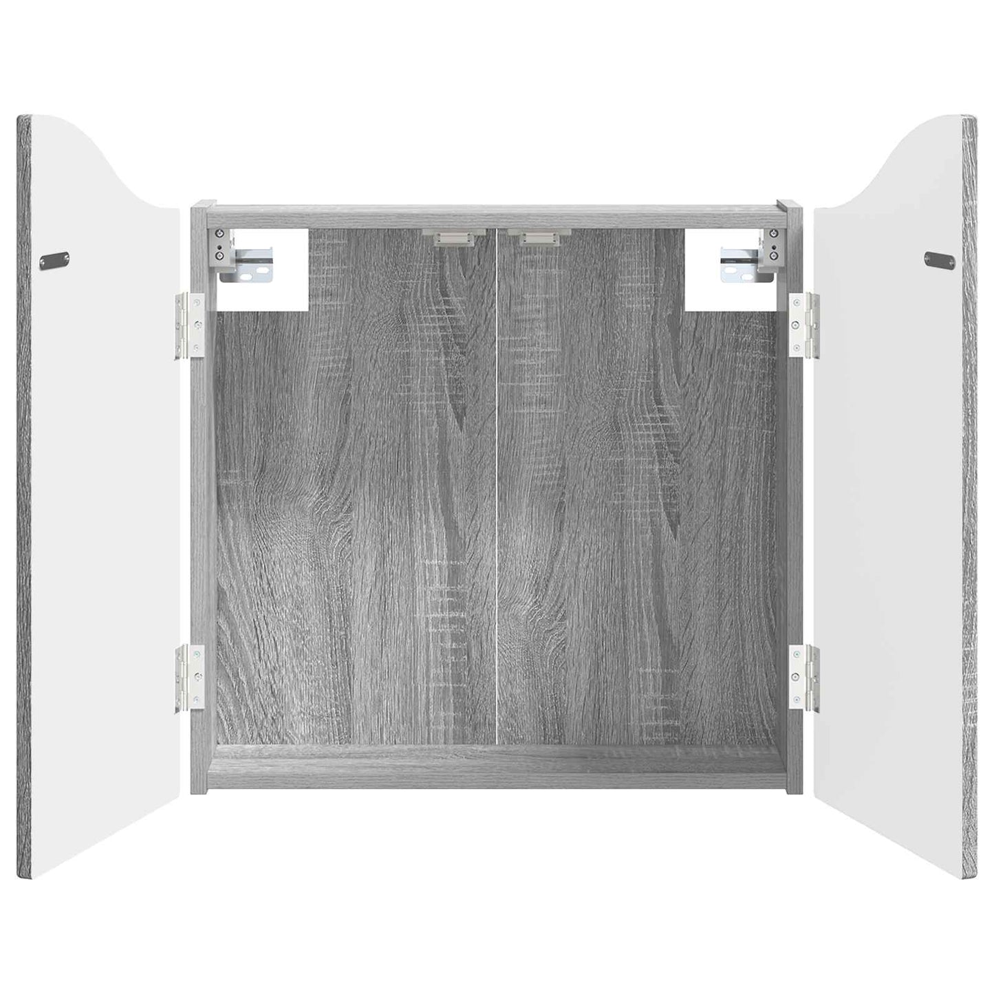 vidaXL Dartboard Cabinet Grey Sonoma 56 x 12 x 63 cm Engineered Wood