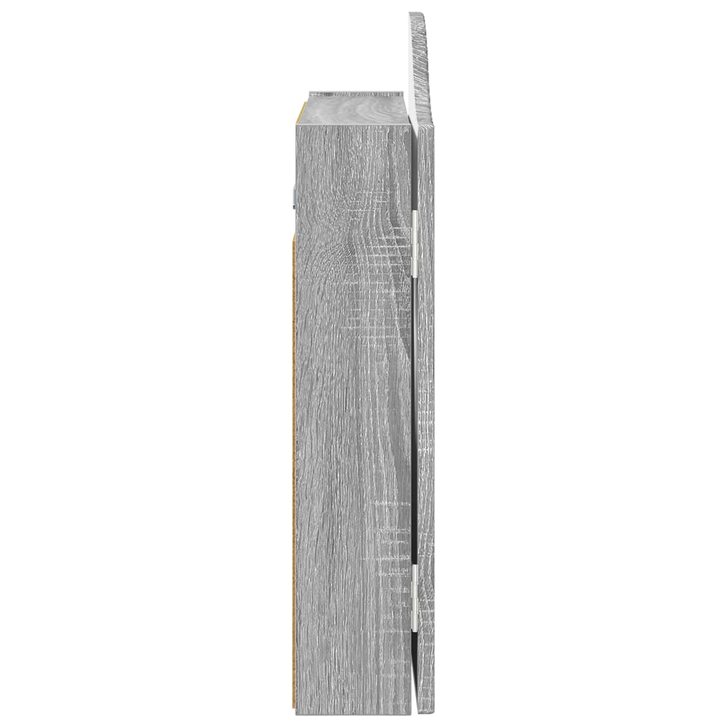 vidaXL Dartboard Cabinet Grey Sonoma 56 x 12 x 63 cm Engineered Wood