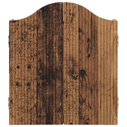 vidaXL Dartboard Cabinet Old Wood 56 x 12 x 63 cm Engineered Wood