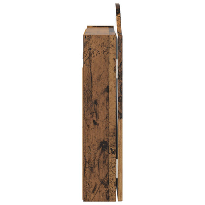 vidaXL Dartboard Cabinet Old Wood 56 x 12 x 63 cm Engineered Wood